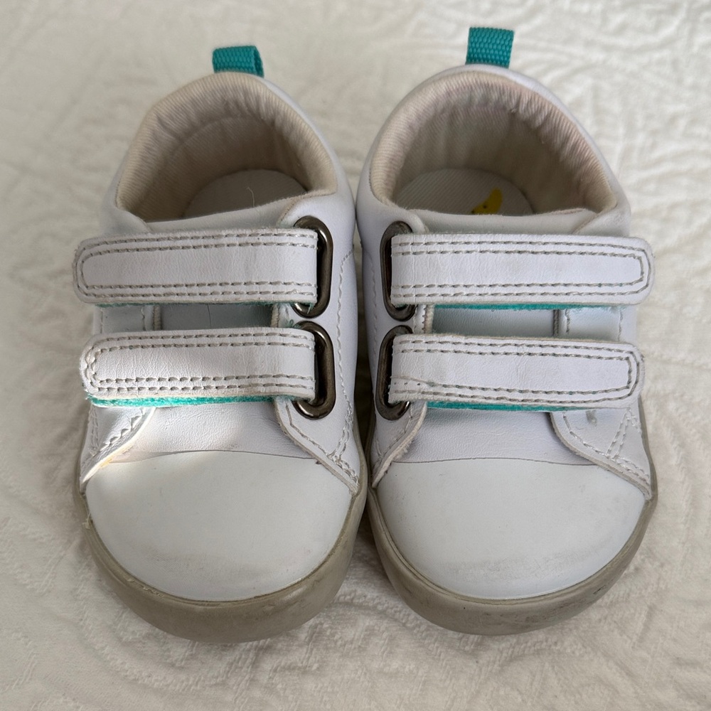 Ten Little Everyday Original White Toddler Shoes